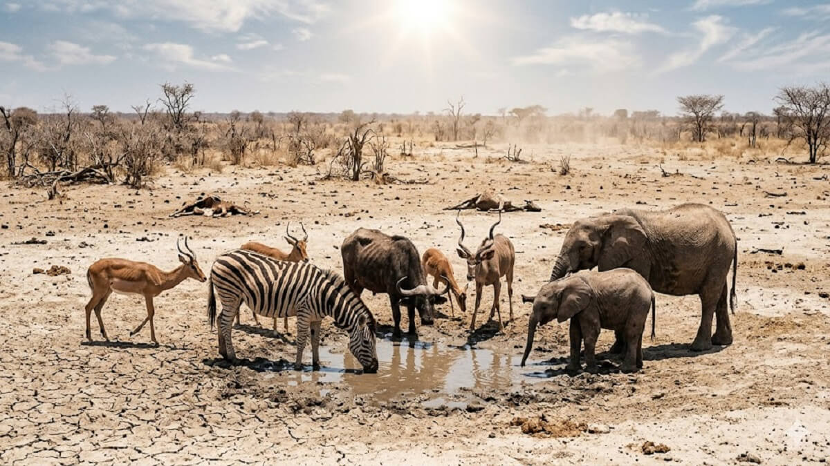 Hình ảnh hạn hán và sa mạc hóa - 8