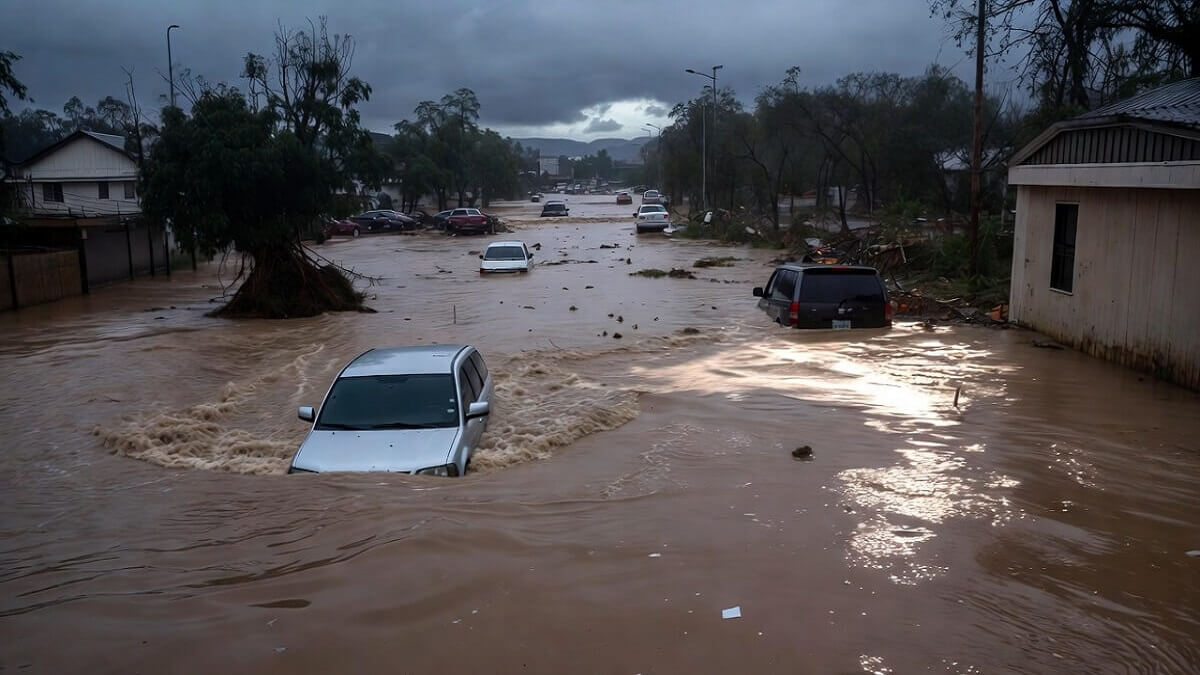 Hình ảnh lũ lụt và nước biển dâng - 6