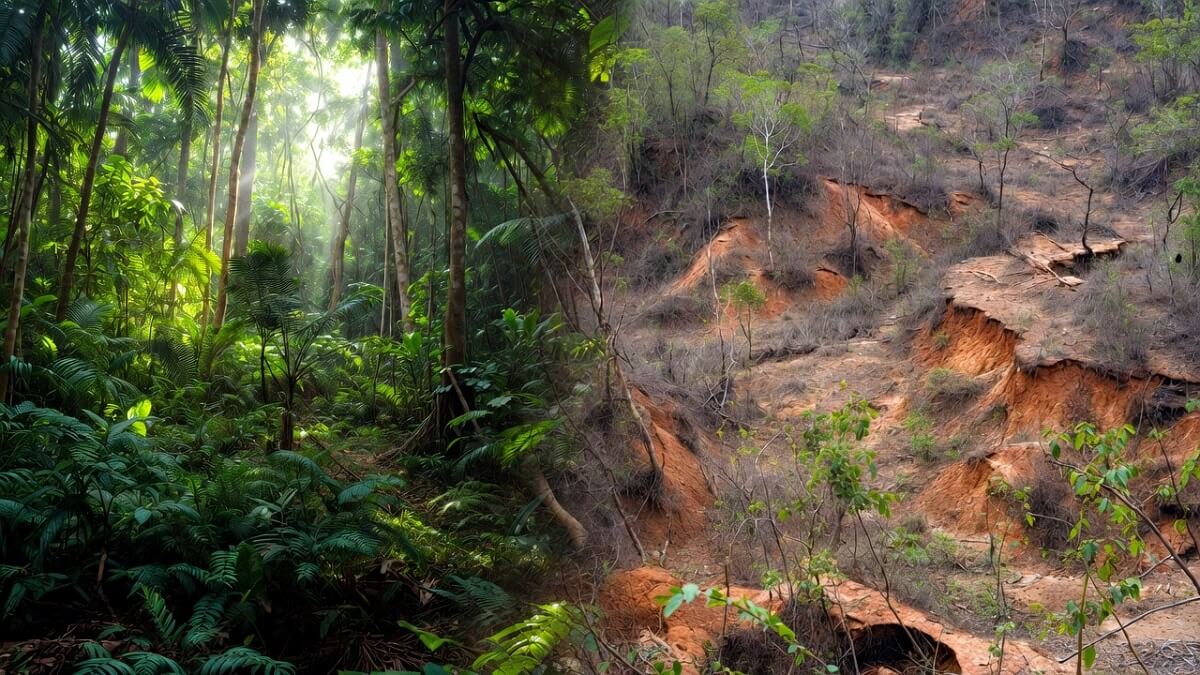 Hình ảnh trước và sau biến đổi khí hậu - 5