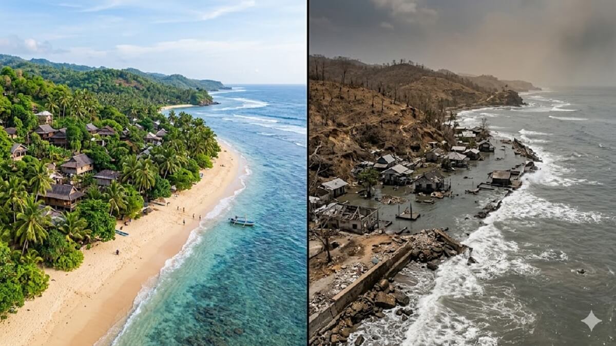 Hình ảnh trước và sau biến đổi khí hậu - 7