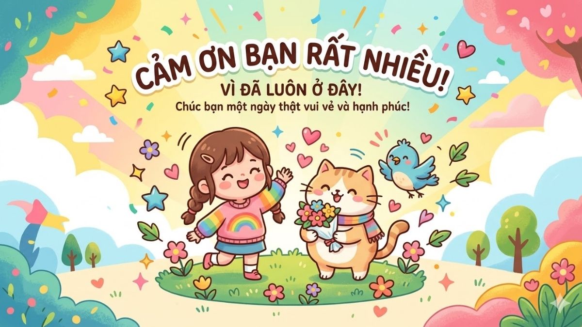 Hình ảnh cảm ơn dễ thương - 2