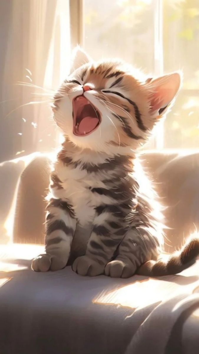 Ảnh mèo anime dễ thương và ngọt ngào - 4