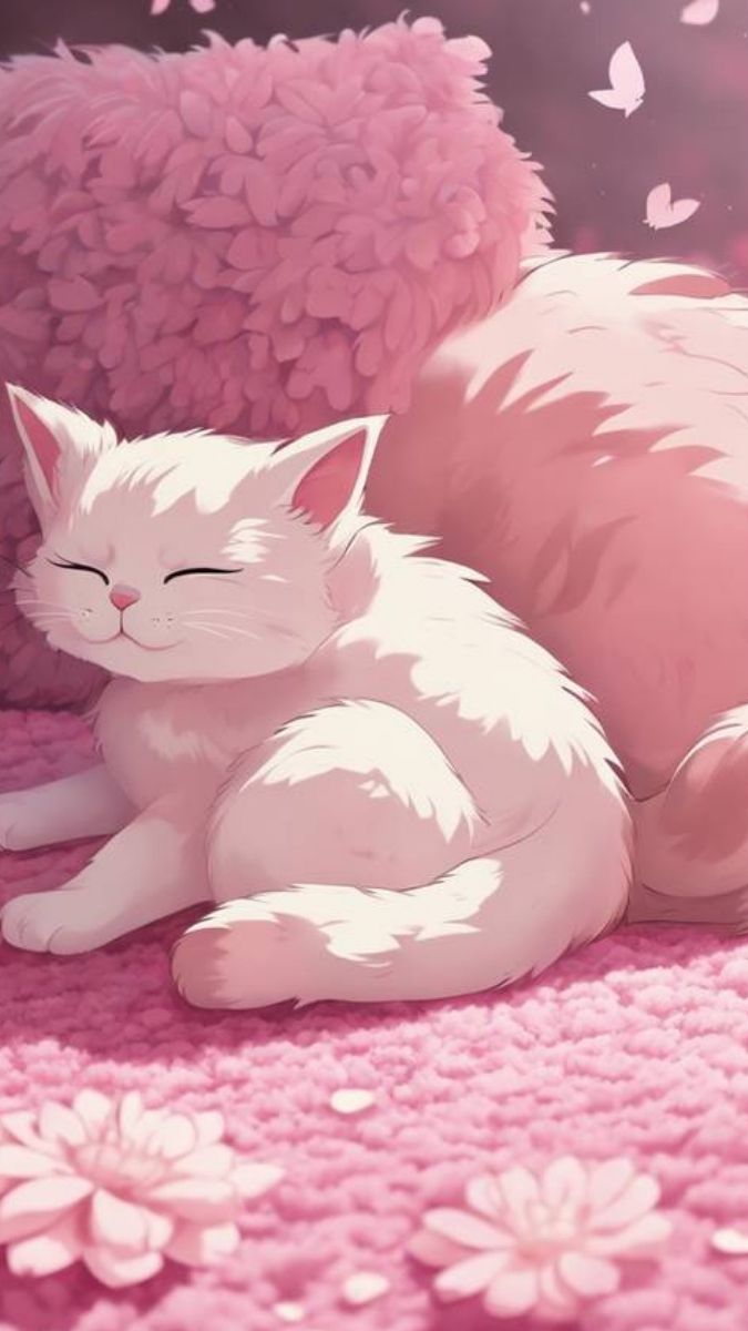 Ảnh mèo anime dễ thương và ngọt ngào - 5