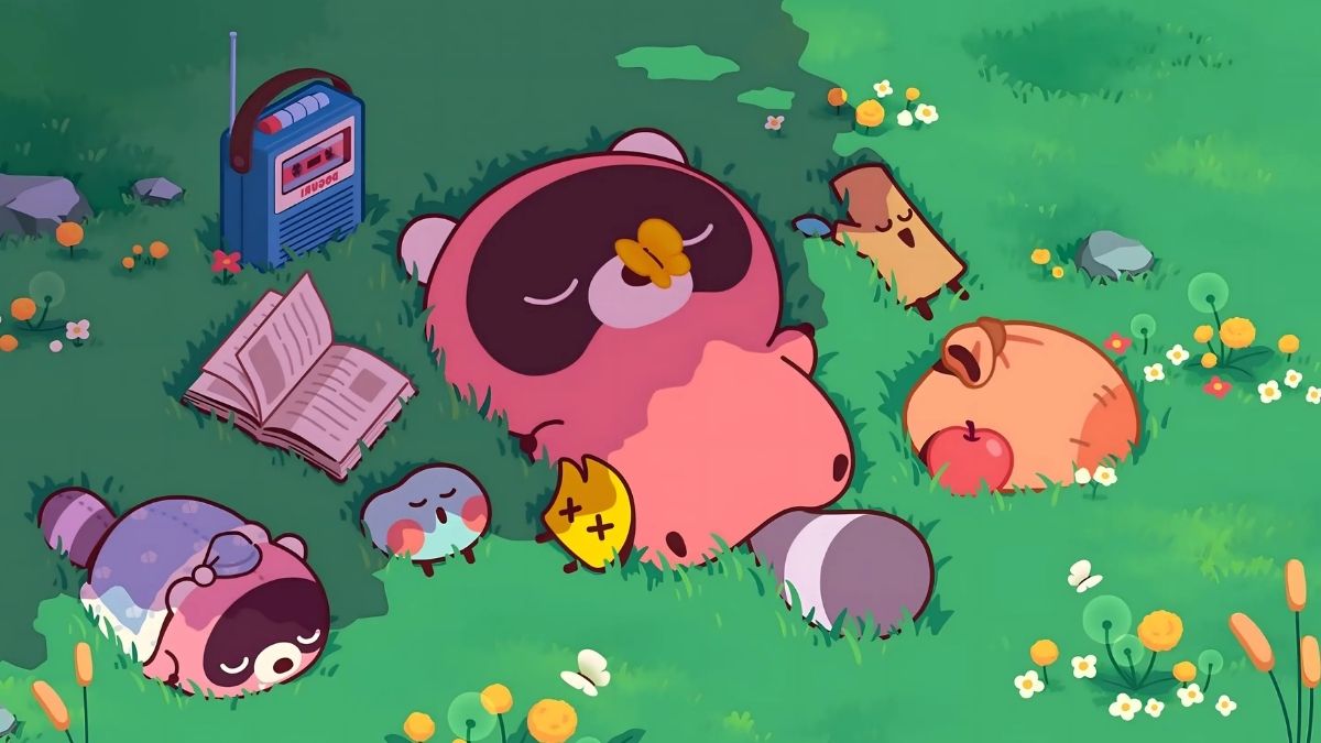 Hình nền con vật cute anime cho máy tính Full HD - 1
