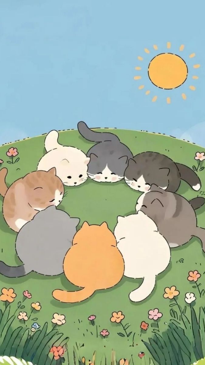 Ảnh mèo anime dễ thương và ngọt ngào - 6
