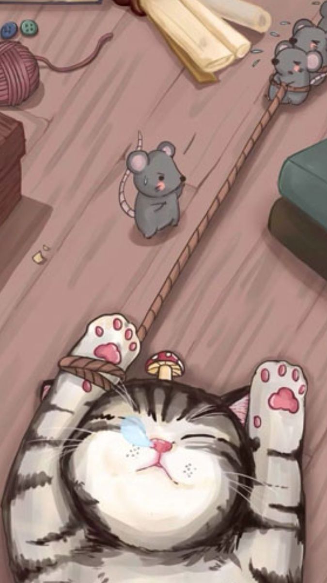 Hình nền điện thoại con vật anime sắc nét - 4