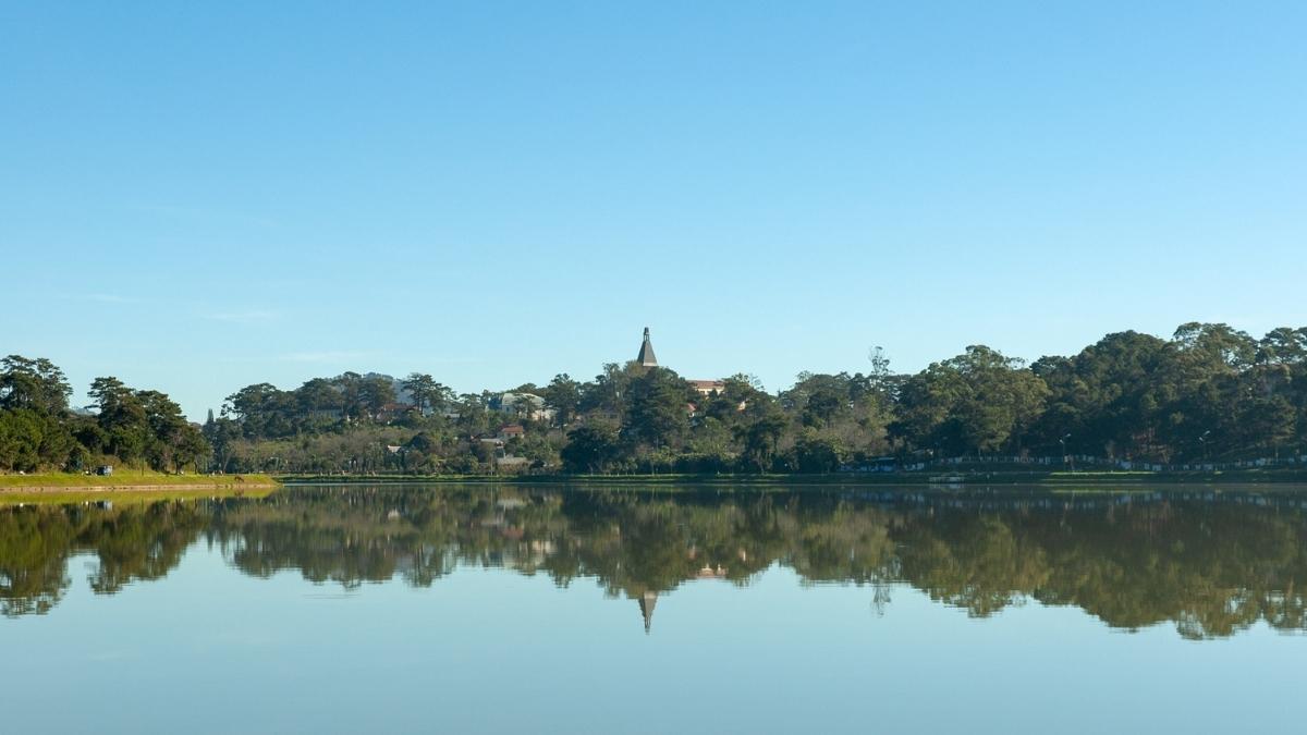 Bộ sưu tập hình ảnh phong cảnh Đà Lạt đẹp -  hình ảnh hồ xuân hương - 2