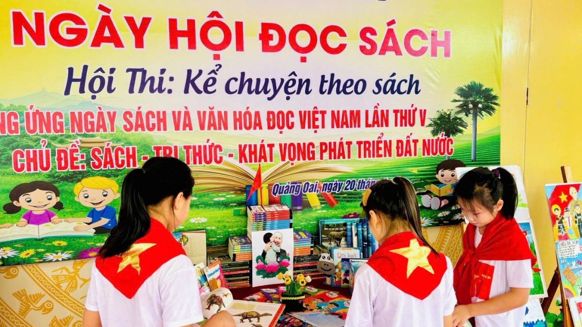 Hình ảnh ngày hội đọc sách - 1