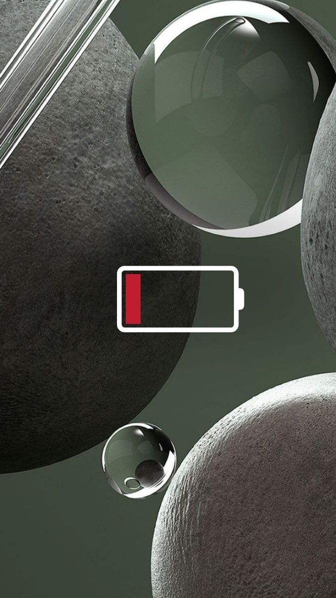 Hình ảnh hết pin điện thoại phong cách đơn giản - 2