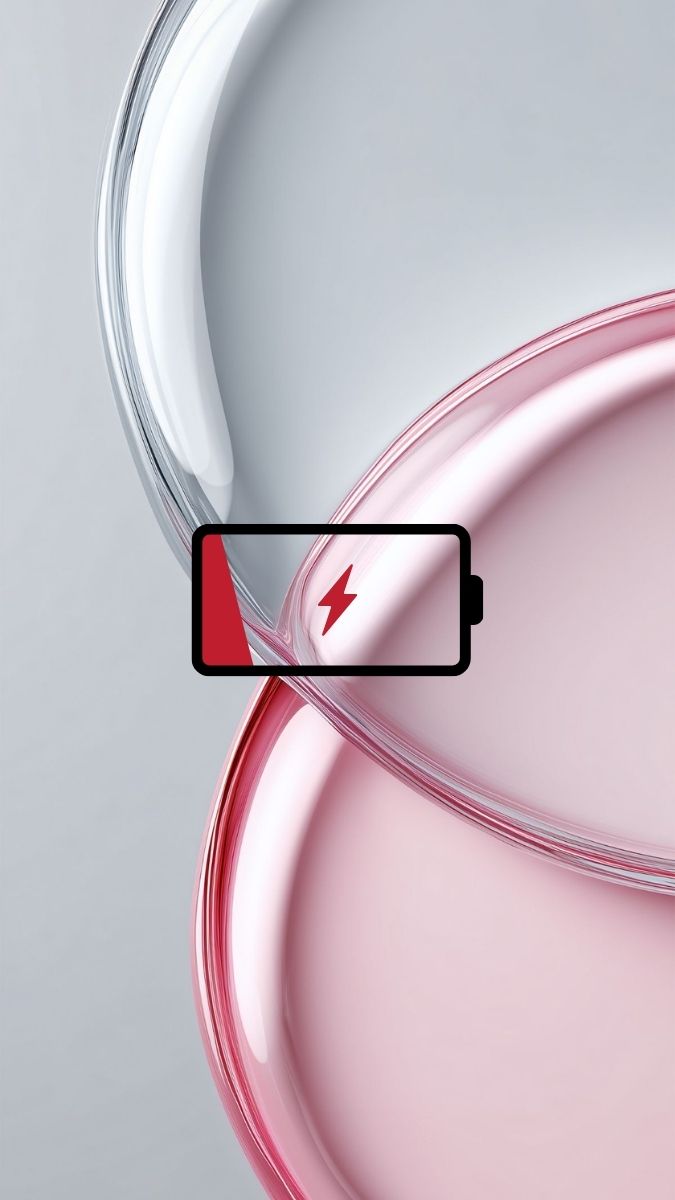 Hình ảnh hết pin điện thoại phong cách đơn giản - 5