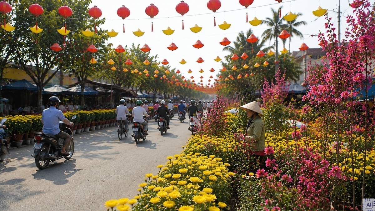 Hình ảnh Chợ hoa xuân Hội An - 1