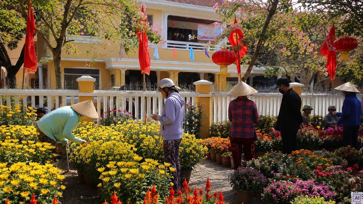 Hình ảnh Chợ hoa xuân Hội An - 3