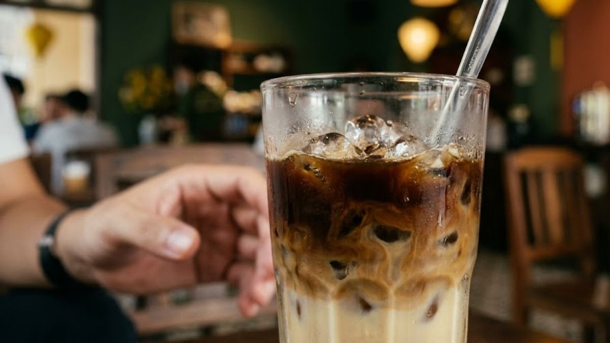 Hình ảnh ly cà phê sữa đá đẹp - 3