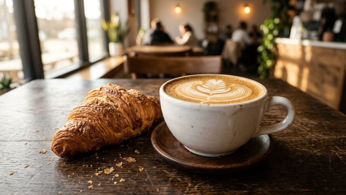 Hình ảnh cà phê cùng bánh ngọt - 1