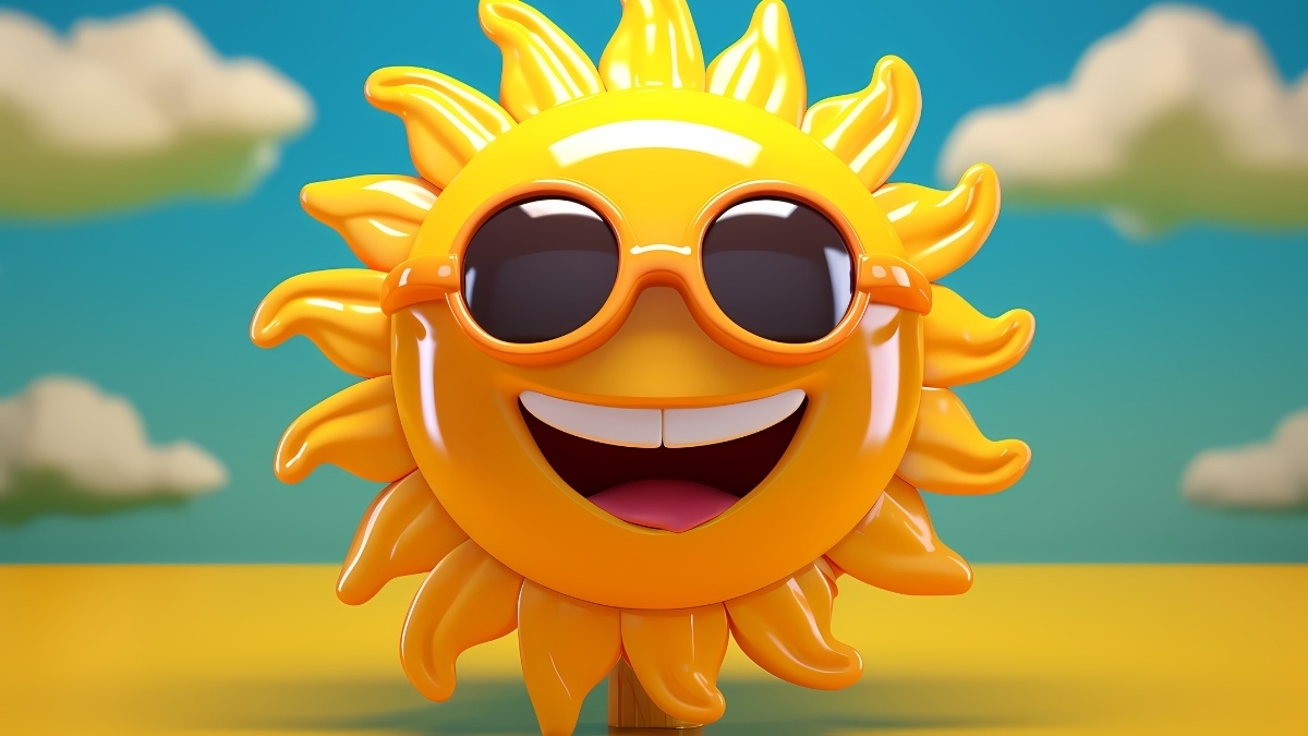 Hình ảnh mặt trời hoạt hình - 3