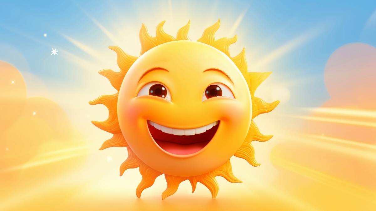 Hình ảnh mặt trời hoạt hình - 4