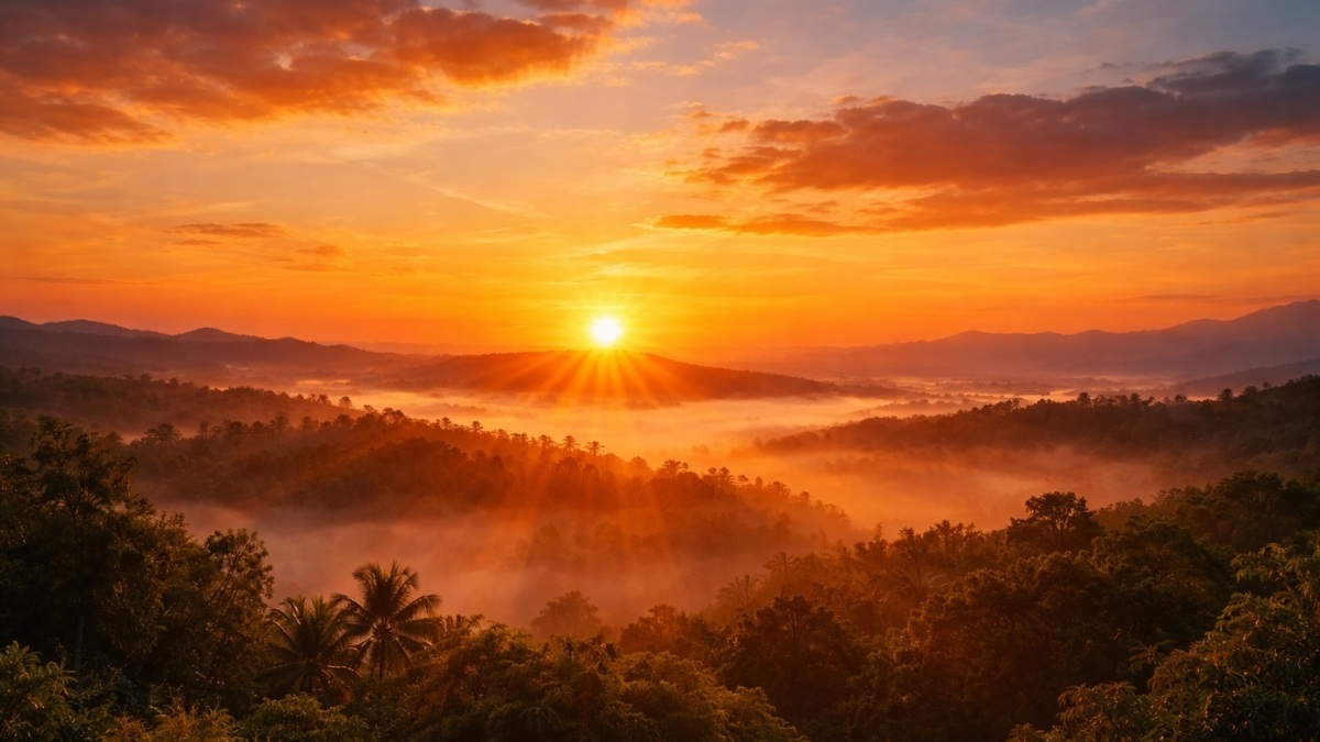 Hình ảnh mặt trời mọc đầy năng lượng - 5