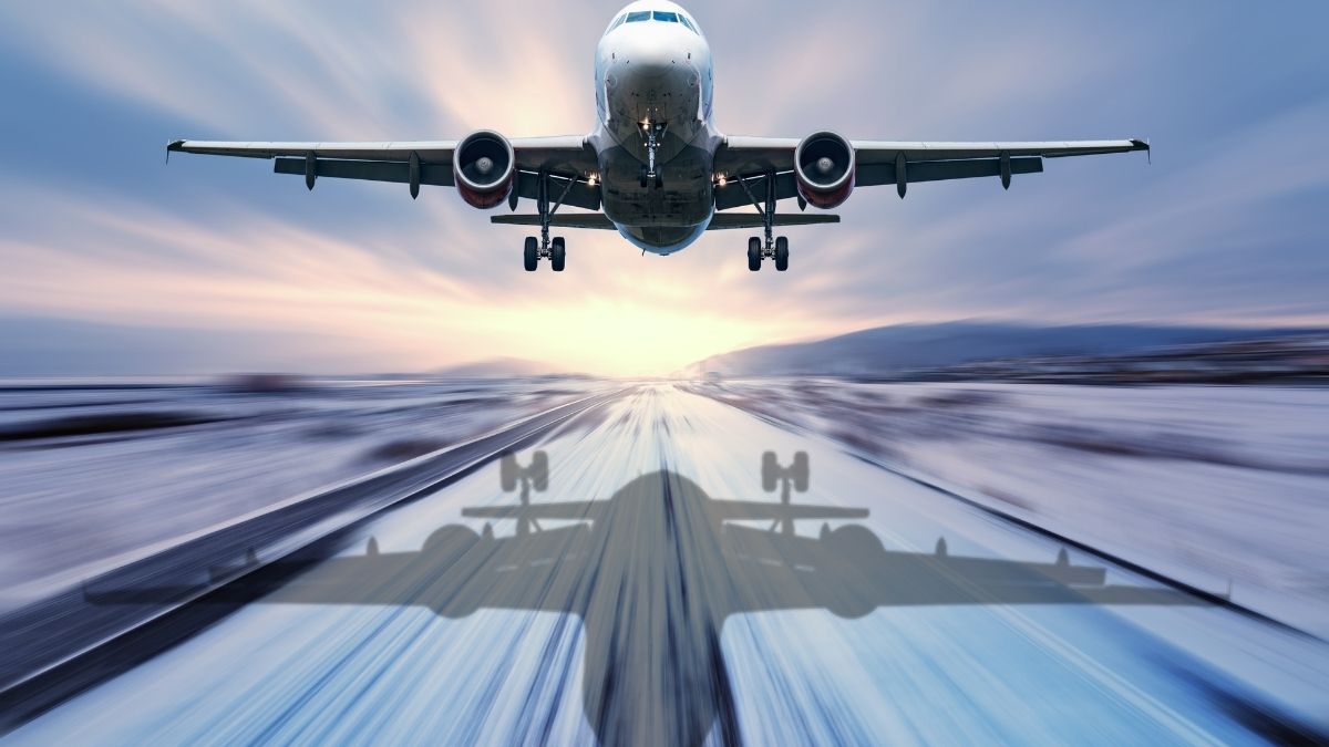 Hình ảnh máy bay đang cất cánh - 3