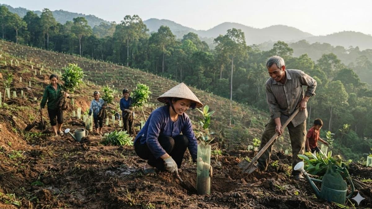 Hình ảnh trồng rừng  - 2