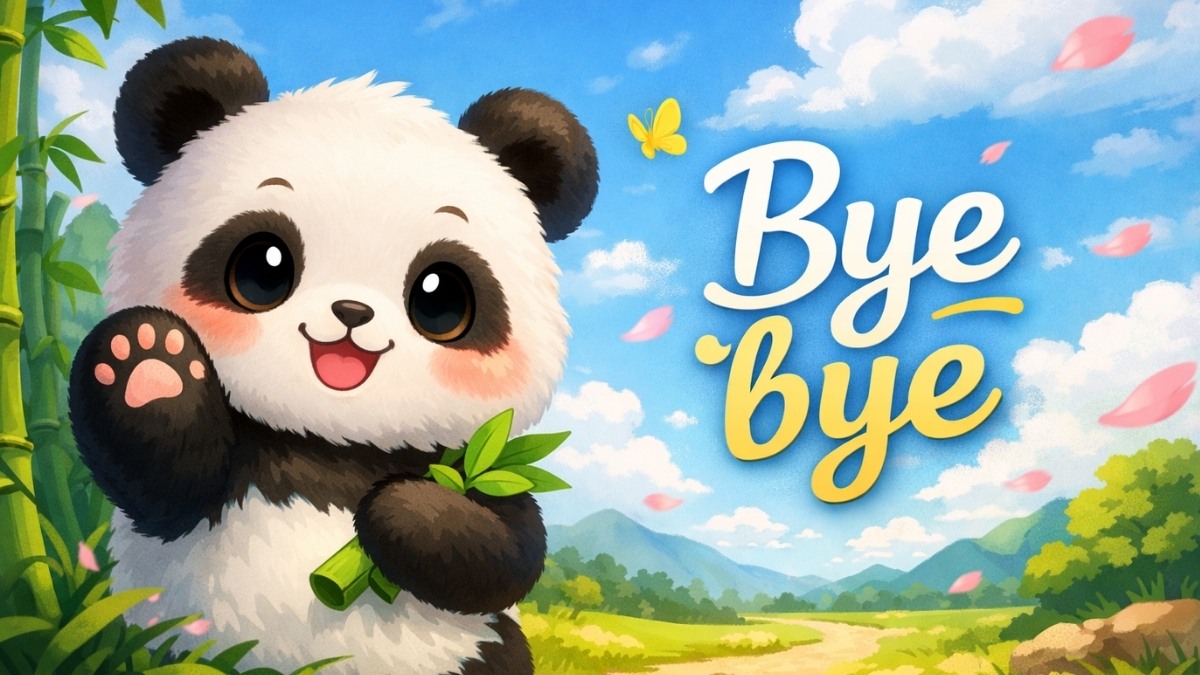 Hình ảnh tạm biệt cute, dễ thương - 2