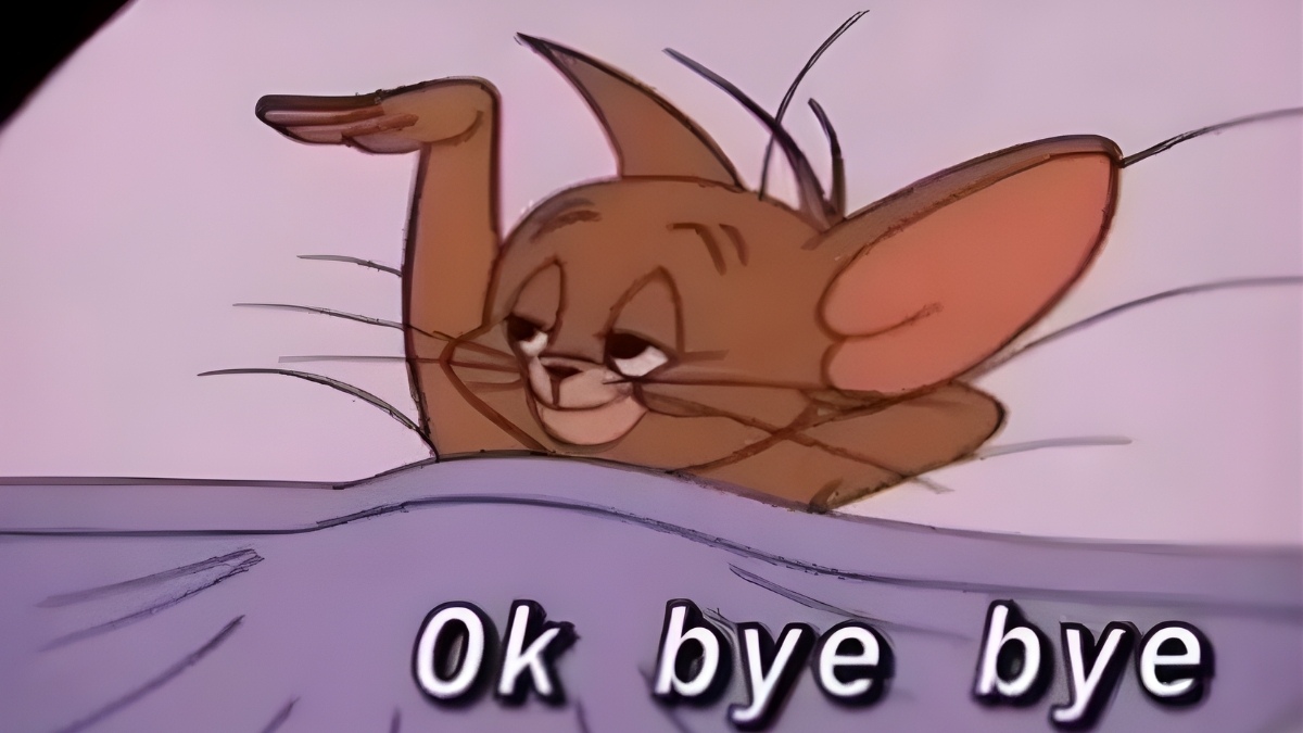 Hình ảnh tạm biệt meme - 1