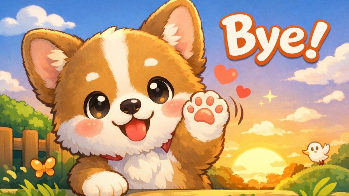 Hình ảnh tạm biệt cute, dễ thương - 5