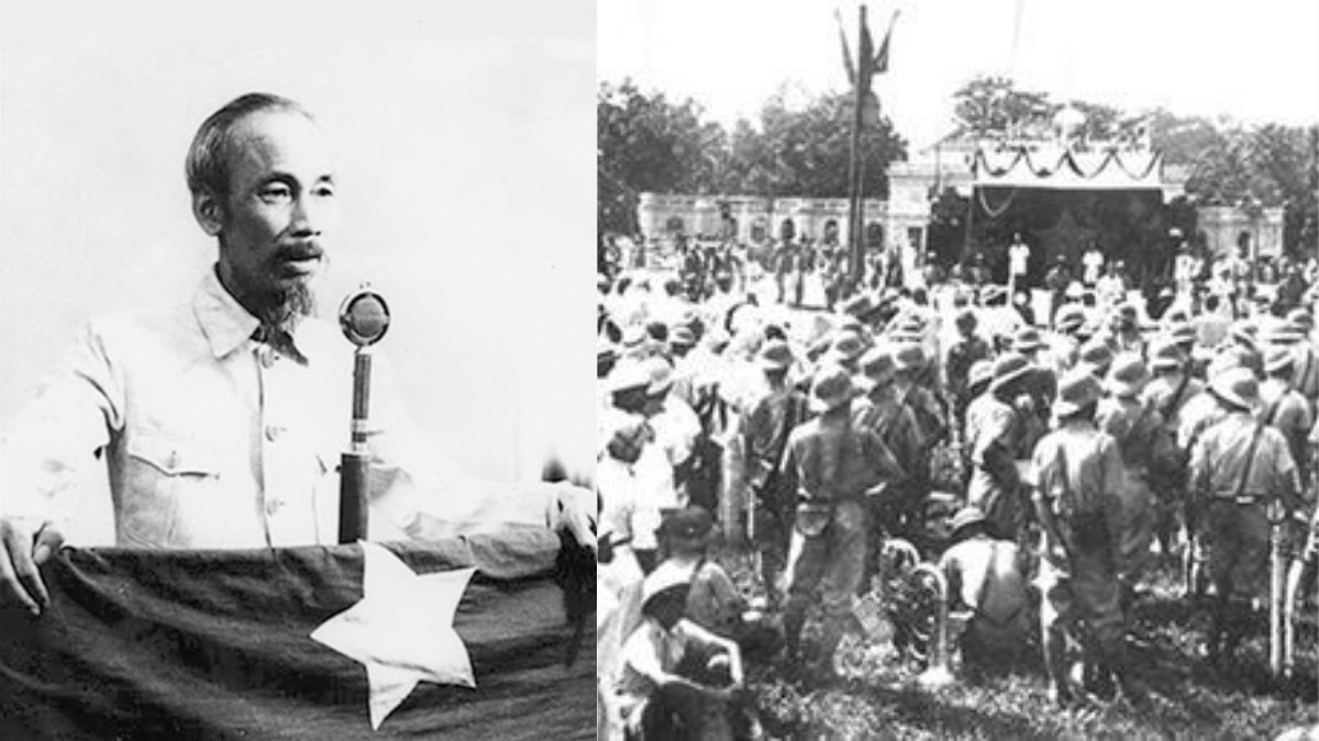 Ảnh tư liệu lịch sử Bác Hồ đọc Tuyên ngôn - 4