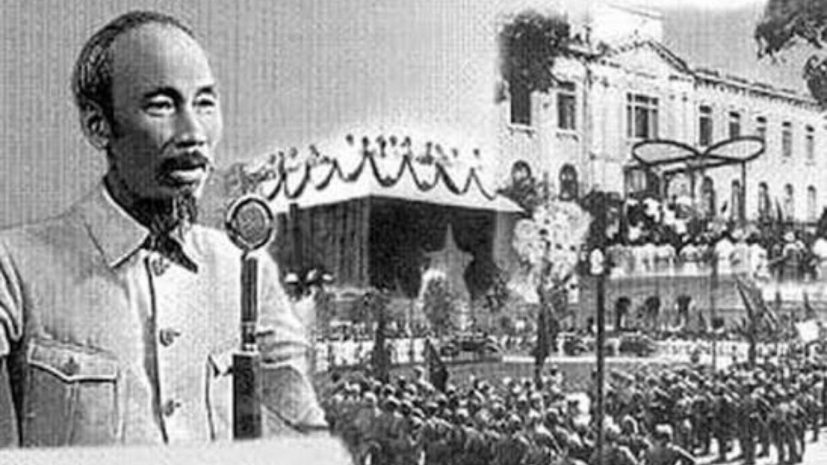 Ảnh tư liệu lịch sử Bác Hồ đọc Tuyên ngôn - 5