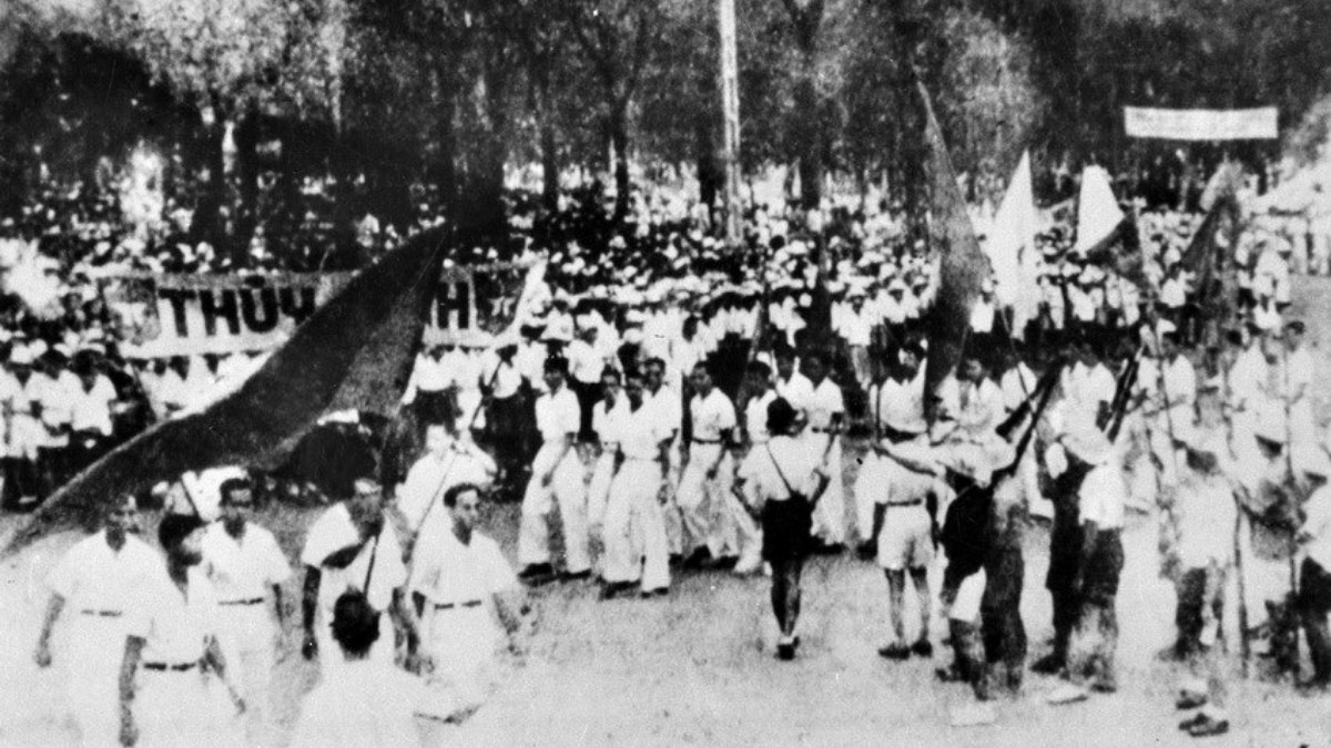Hình ảnh Quảng trường Ba Đình ngày 2/9/1945 - 2