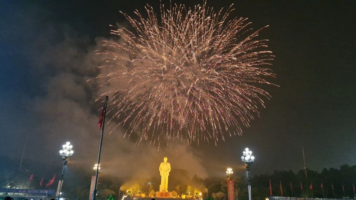 Hình ảnh pháo hoa Quốc khánh 2/9 đẹp - 5