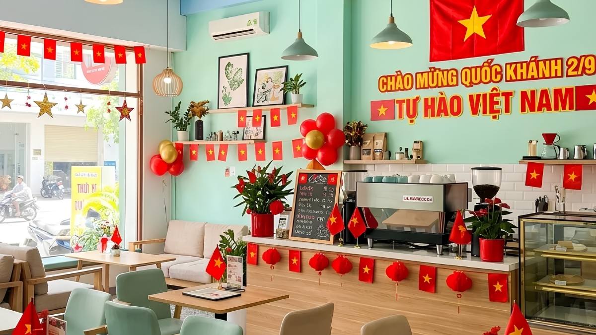 Hình ảnh trang trí và quà tặng dịp Tết Độc lập - 2
