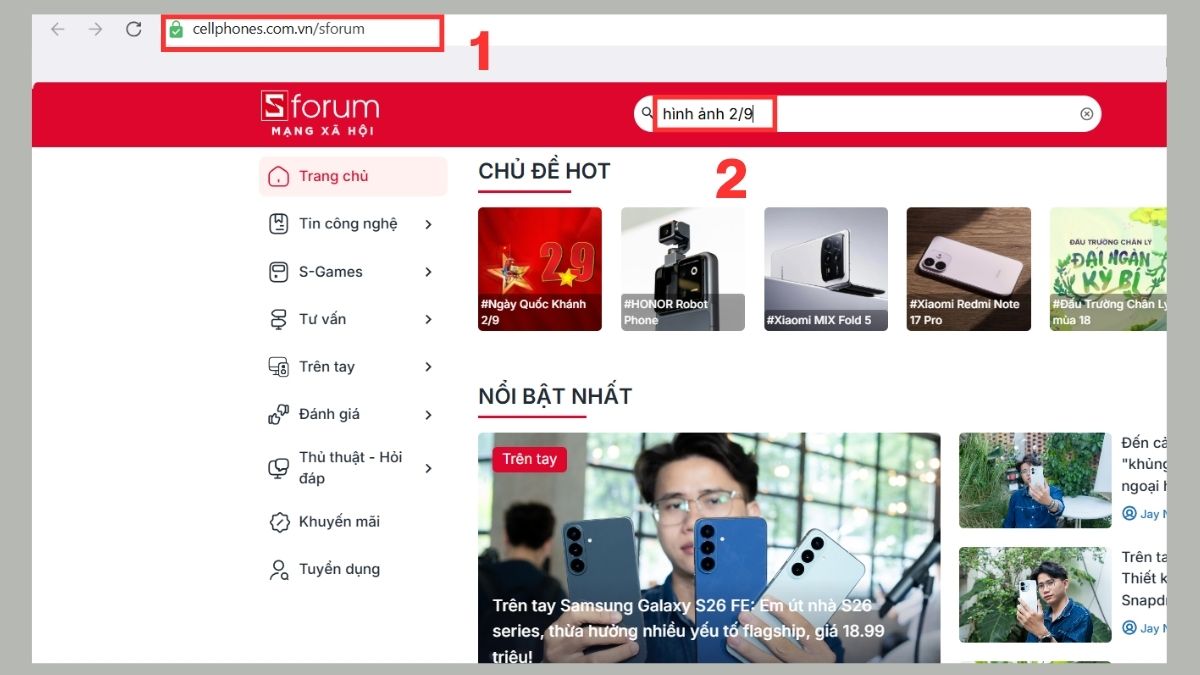 Hướng dẫn tải ảnh Tết Độc lập sắc nét không bị vỡ - bước 1