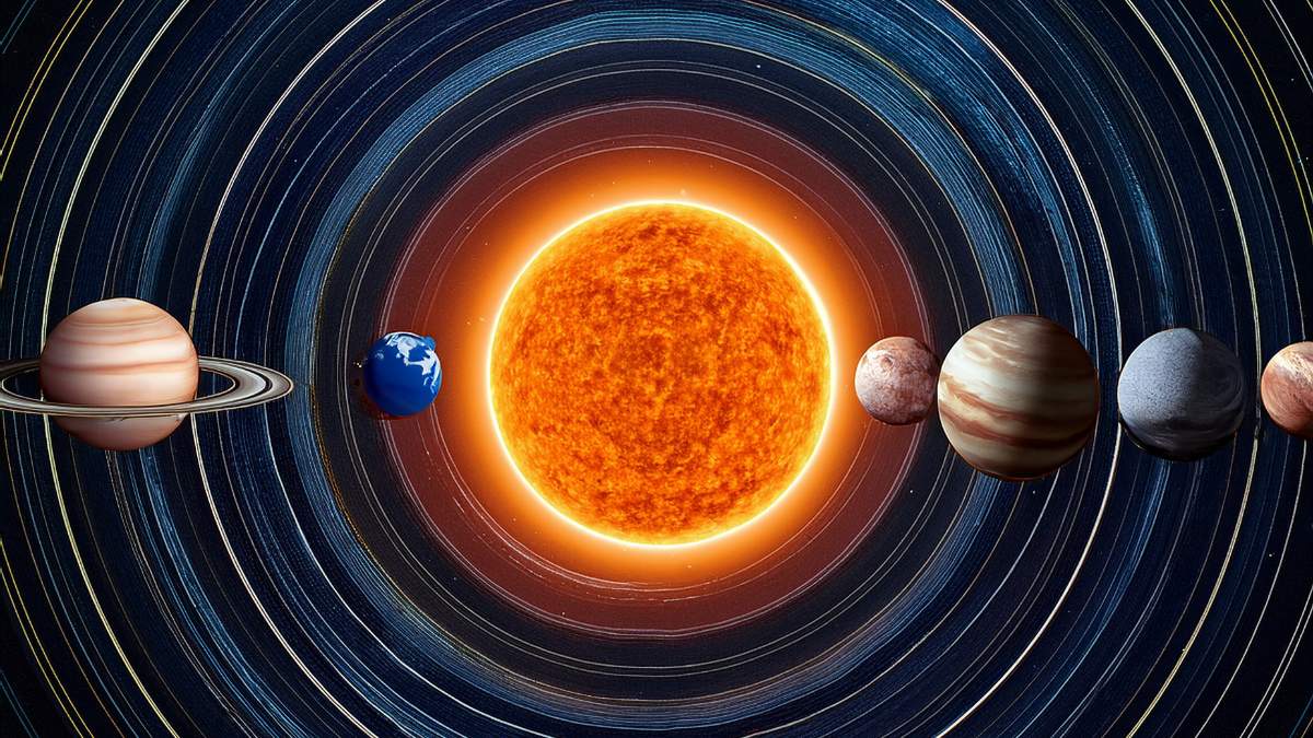 Hình ảnh Trái Đất quay quanh Mặt Trời - 1