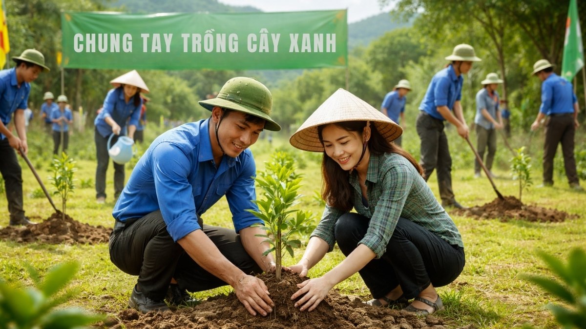 Hình ảnh trồng cây trong chiến dịch - 10