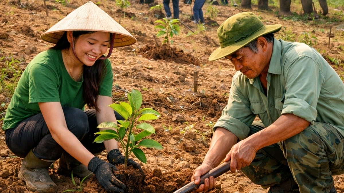 Hình ảnh trồng cây gây rừng - 4