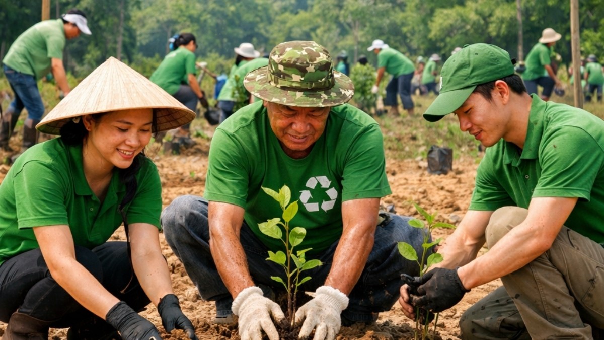 Hình ảnh trồng cây gây rừng - 5