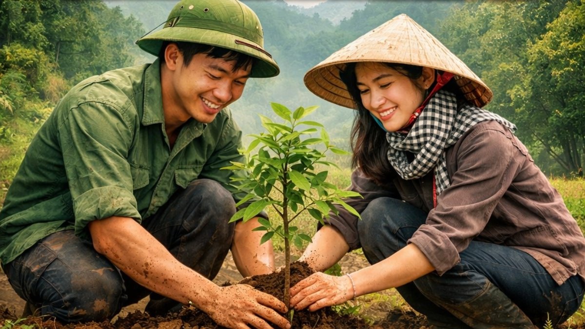 Hình ảnh trồng cây gây rừng - 6