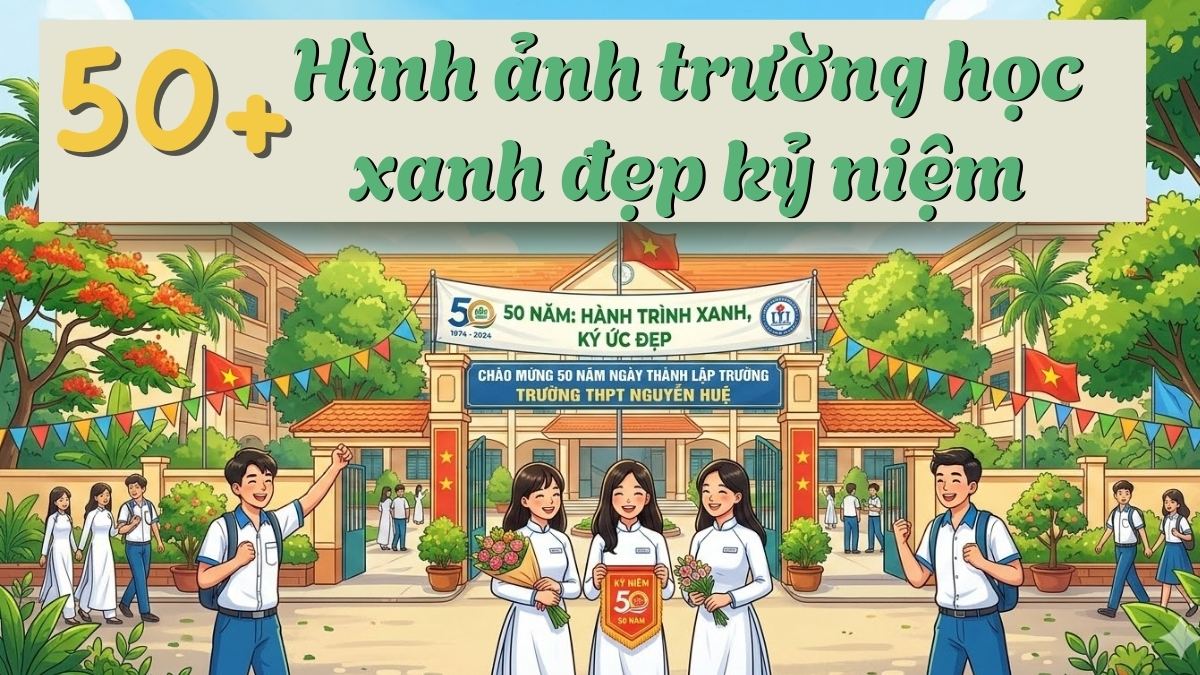 50+ Hình ảnh trường học xanh đẹp kỷ niệm đáng nhớ