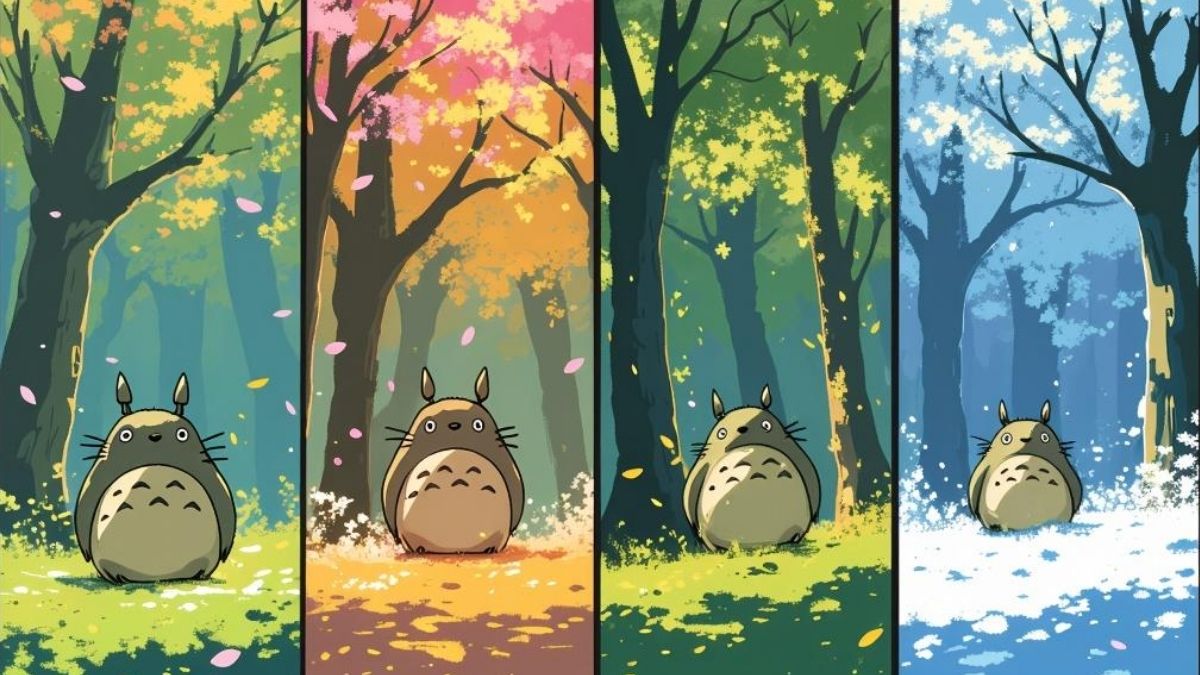 Hình nền 4 mùa anime đẹp cho máy tính - 6