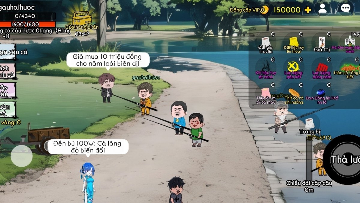 Hình nền Câu Cá Vạn Cân với tinh thần đồng đội mẫu 3