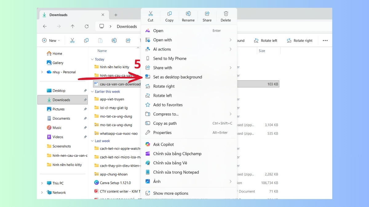 Tải hình nền Câu Cá Vạn Cân miễn phí trên PC - bước 4