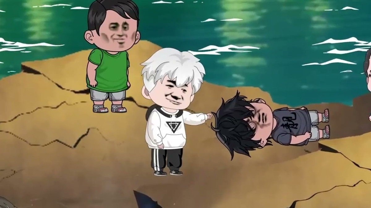 Hình nền Câu Cá Vạn Cân với biểu cảm nhân vật cực hài mẫu 4