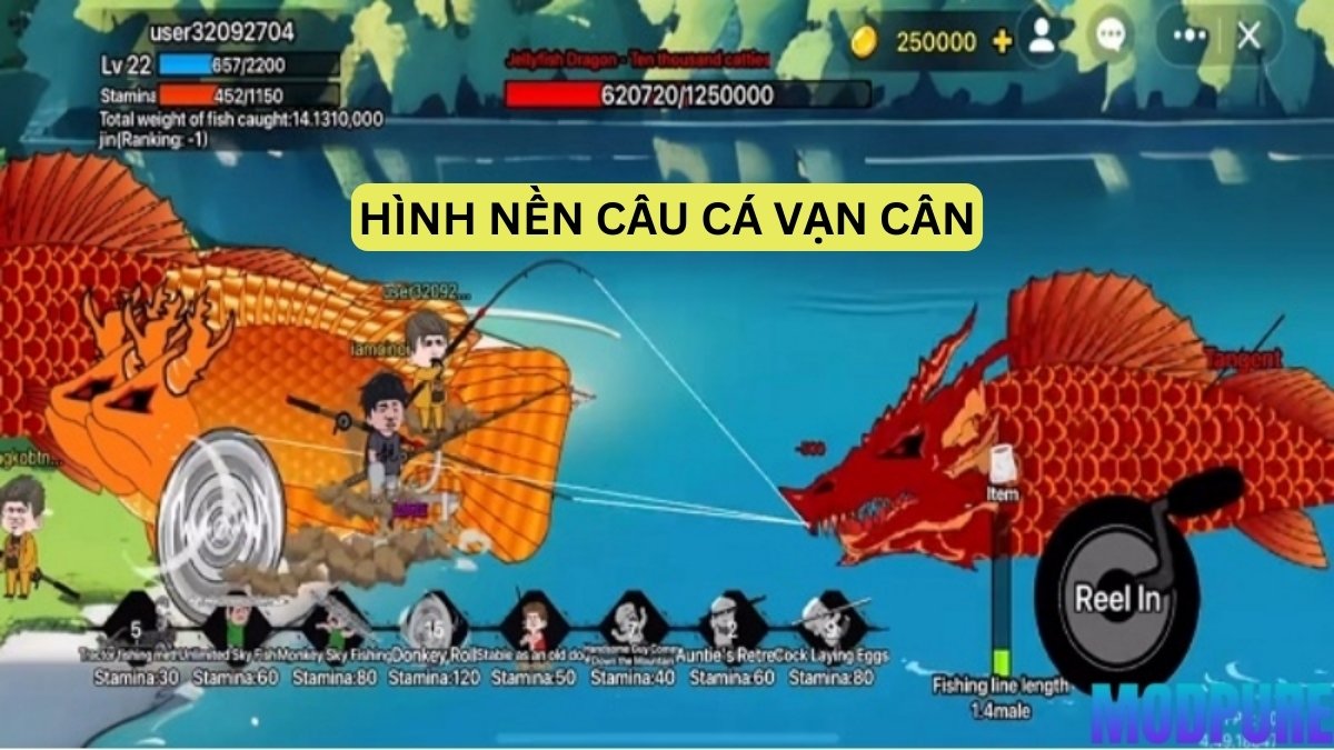 Tổng hợp hình nền Câu Cá Vạn Cân đẹp, hài hước hiện nay