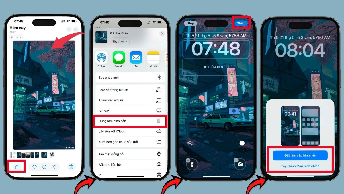 Cách cài hình nền động đẹp chất lượng - bước 3