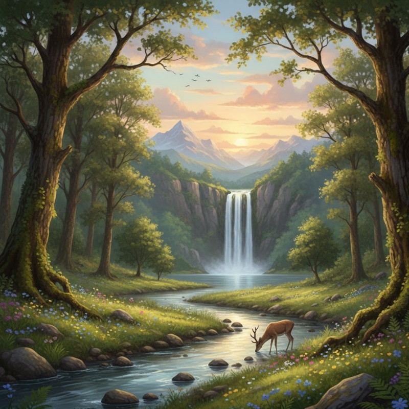 hình nền cho smartwatch về thiên nhiên mẫu 1