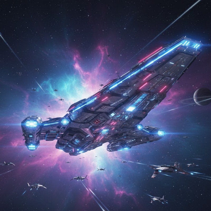 Hình nền không gian khoa học viễn tưởng  cho apple watch - mẫu 4