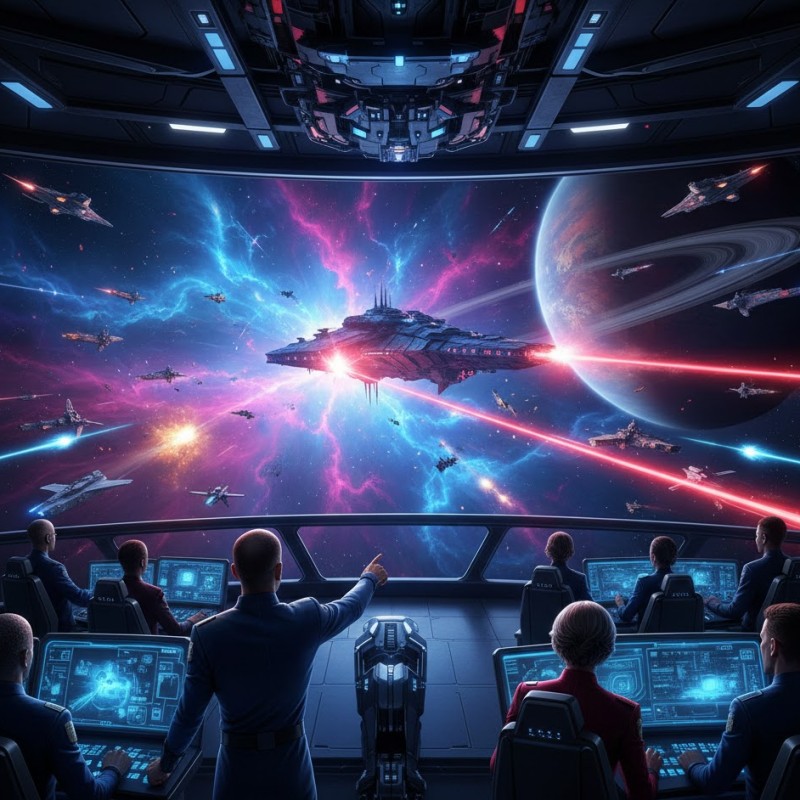 Hình nền không gian khoa học viễn tưởng  cho apple watch - mẫu 5