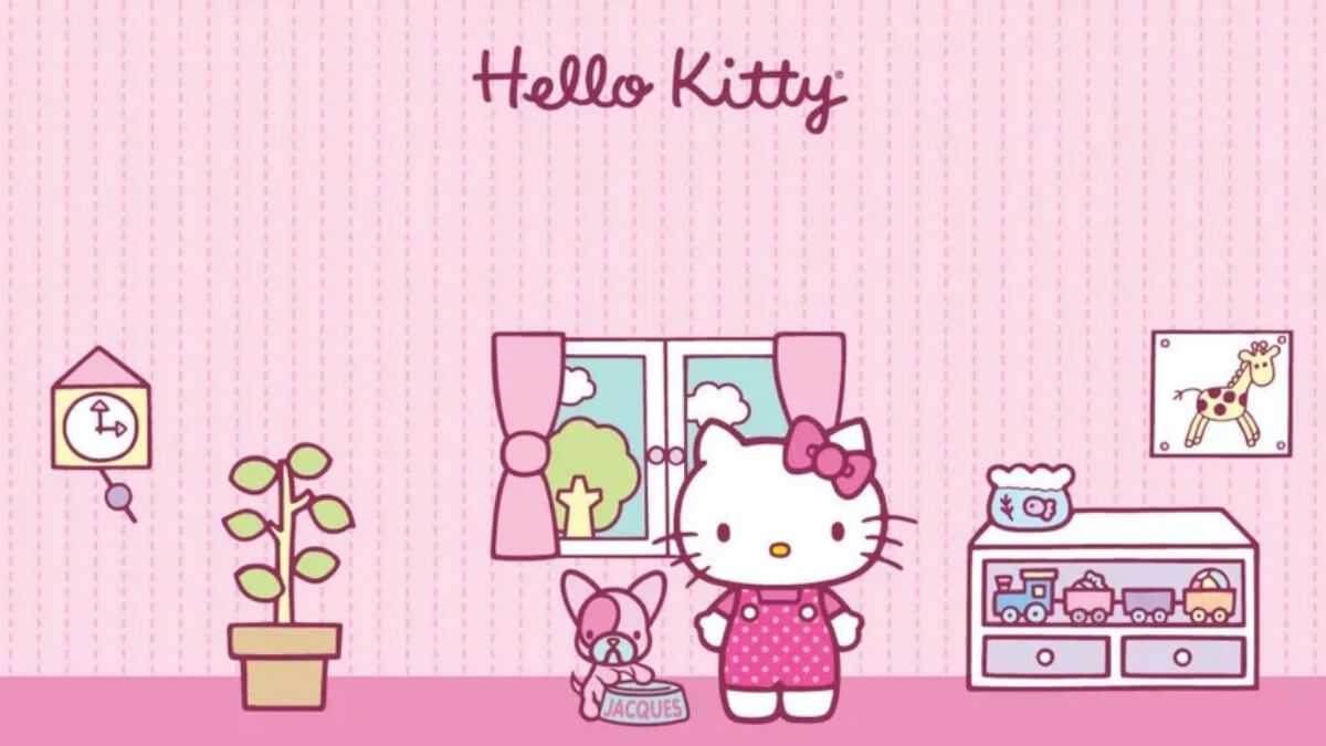 Hình nền Hello Kitty cute - mẫu 3