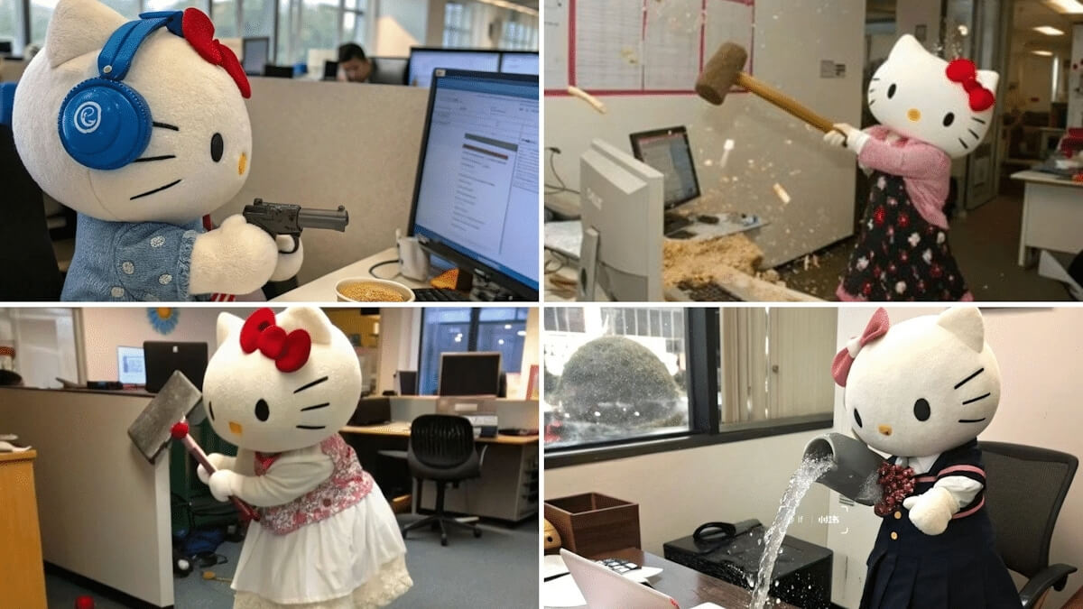 Hình nền Hello Kitty vô tri