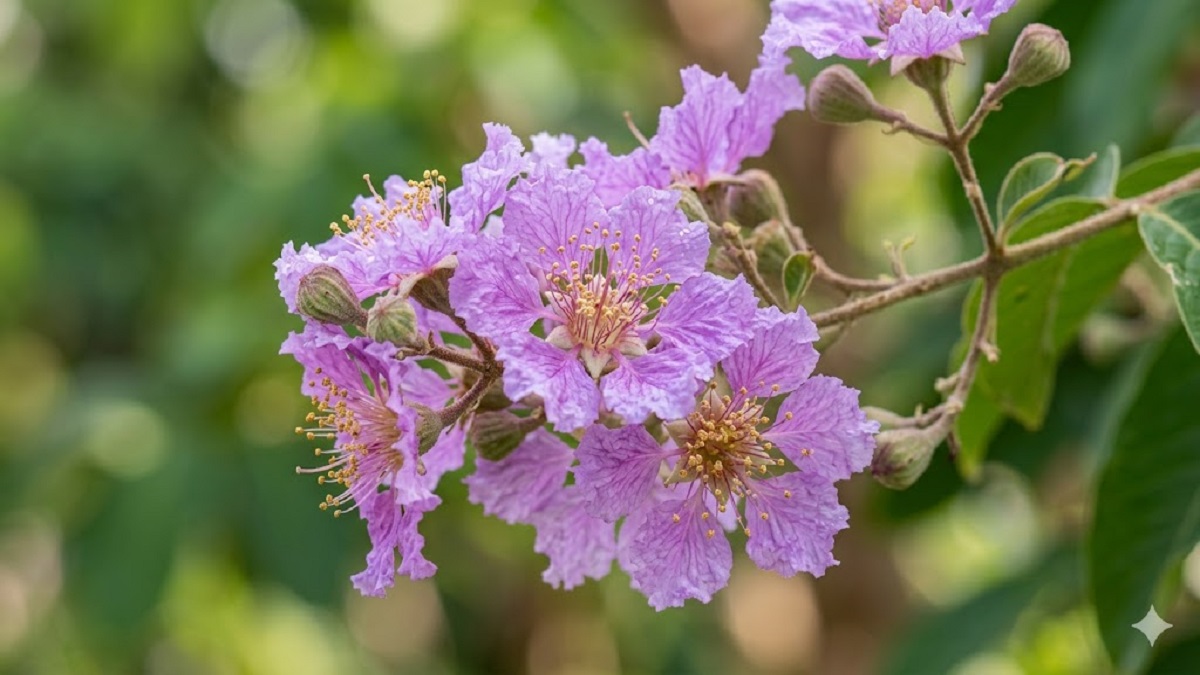 Hình nền hoa bằng lăng macro - 1